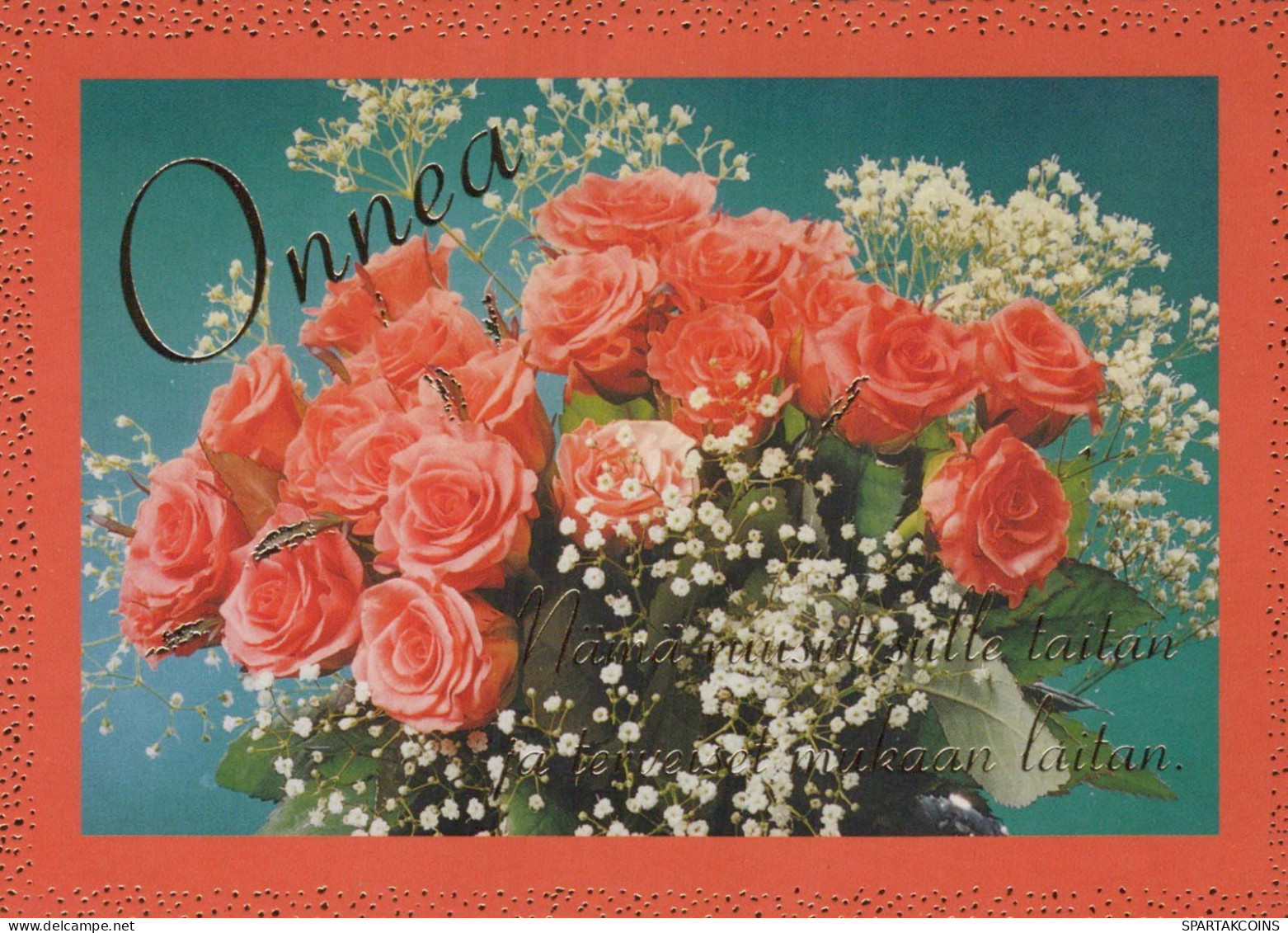 FLOWERS Vintage Ansichtskarte Postkarte CPSM #PBZ113.DE - Fiori