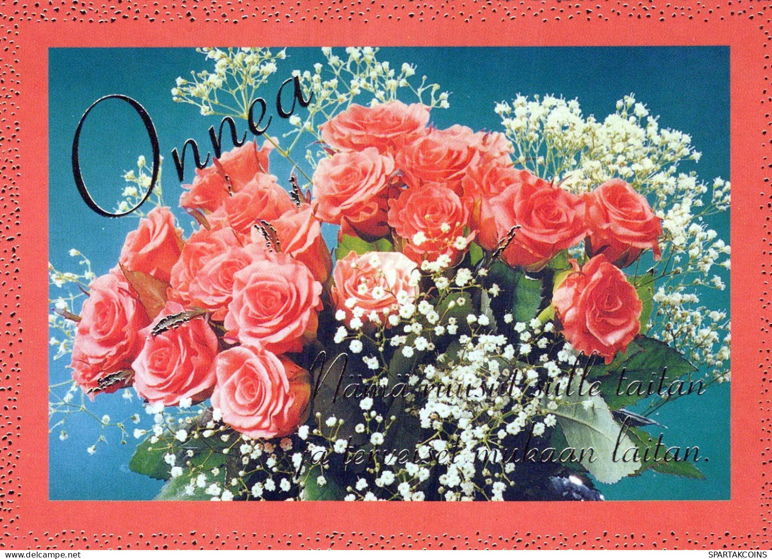 FLOWERS Vintage Ansichtskarte Postkarte CPSM #PBZ113.DE - Fiori