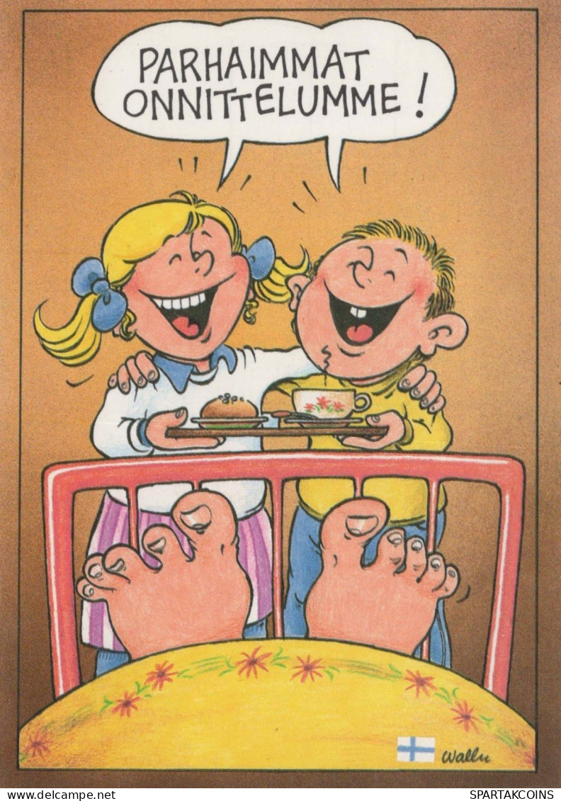 KINDER HUMOR Vintage Ansichtskarte Postkarte CPSM #PBV311.DE - Humorous Cards