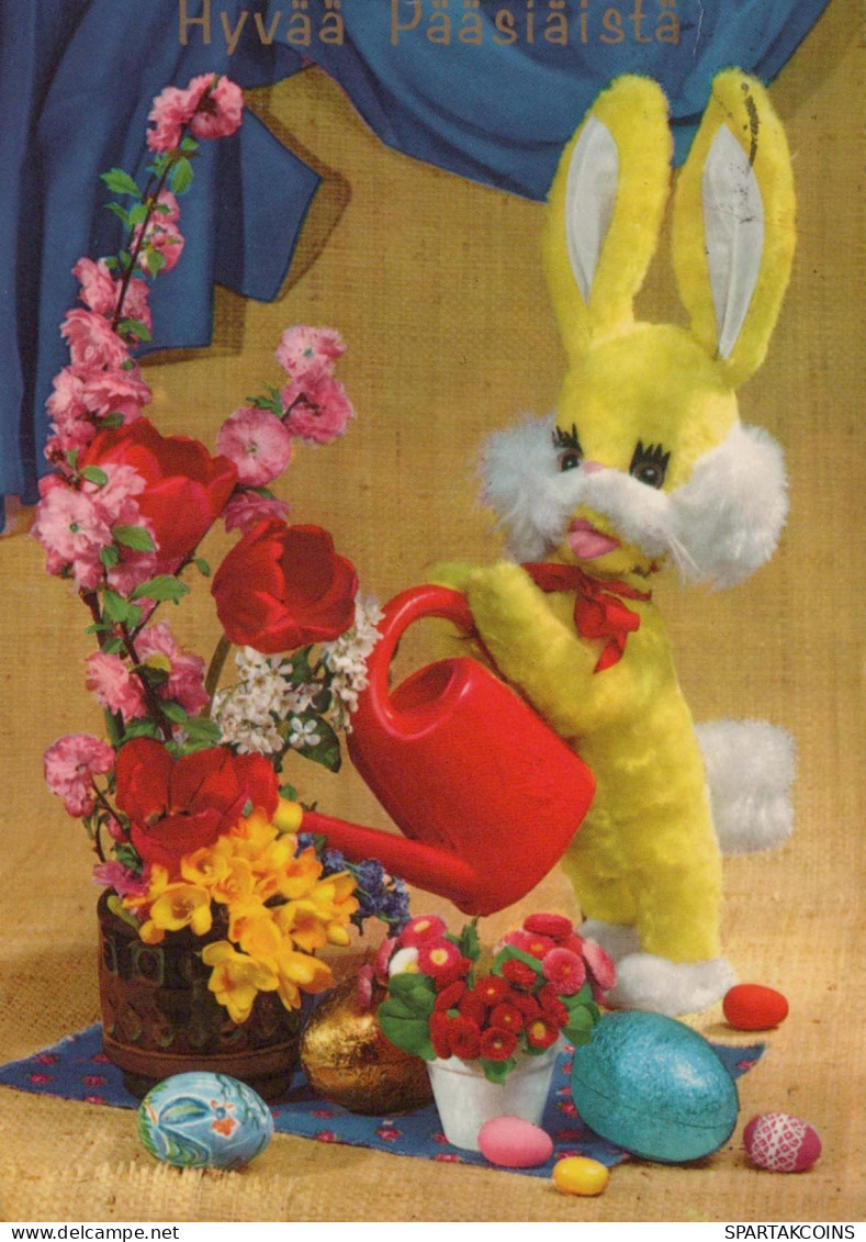 OSTERN KANINCHEN Vintage Ansichtskarte Postkarte CPSM #PBO449.DE - Easter