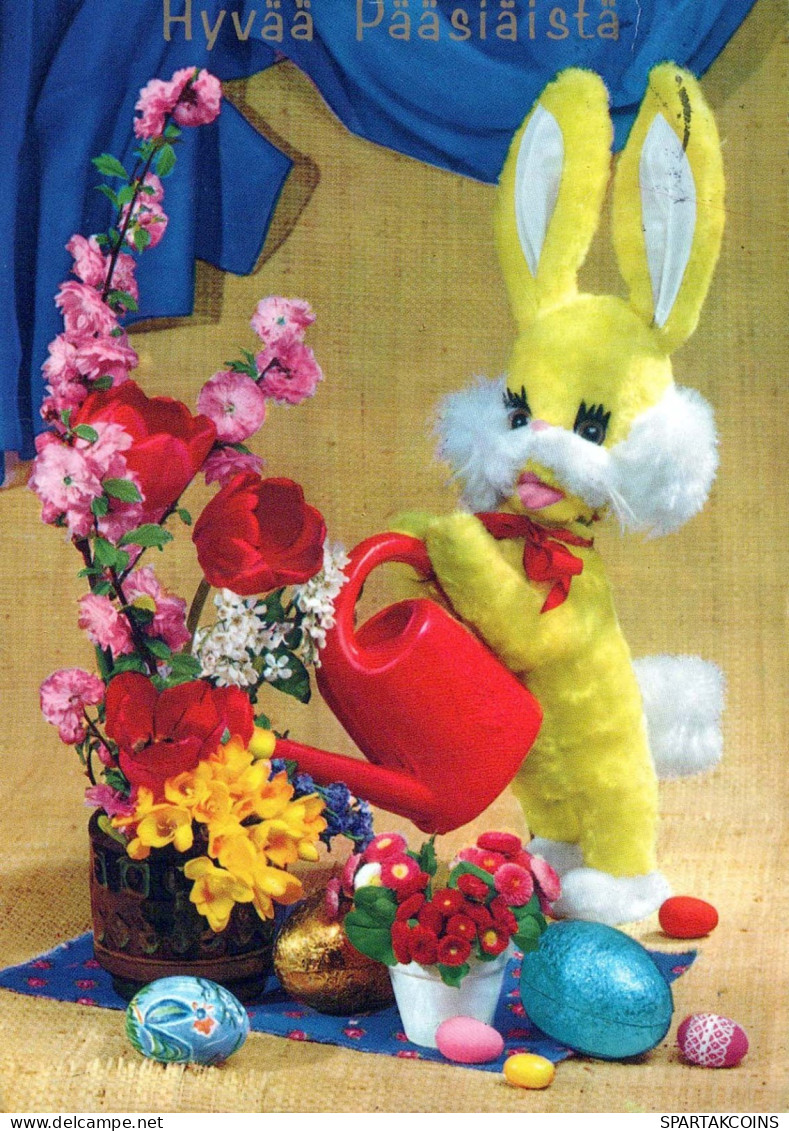 OSTERN KANINCHEN Vintage Ansichtskarte Postkarte CPSM #PBO449.DE - Easter