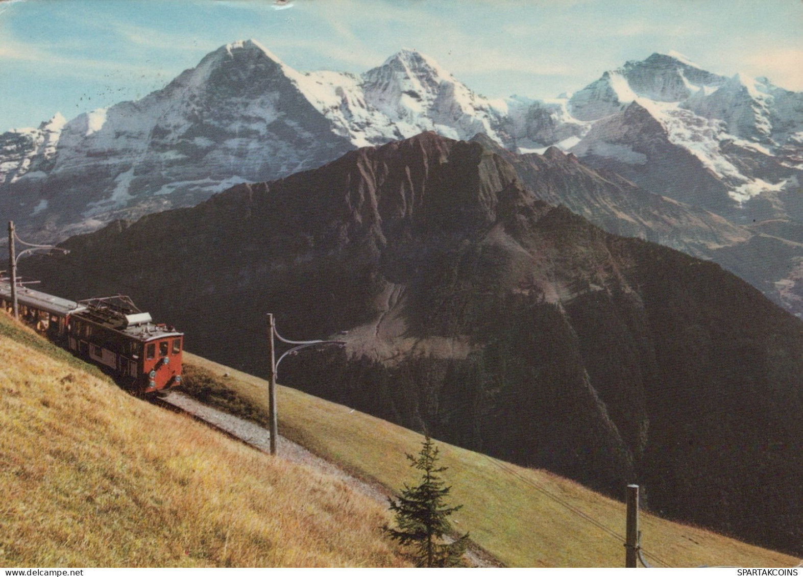 ZUG Schienenverkehr Eisenbahnen Vintage Ansichtskarte Postkarte CPSM #PAA913.DE - Trains