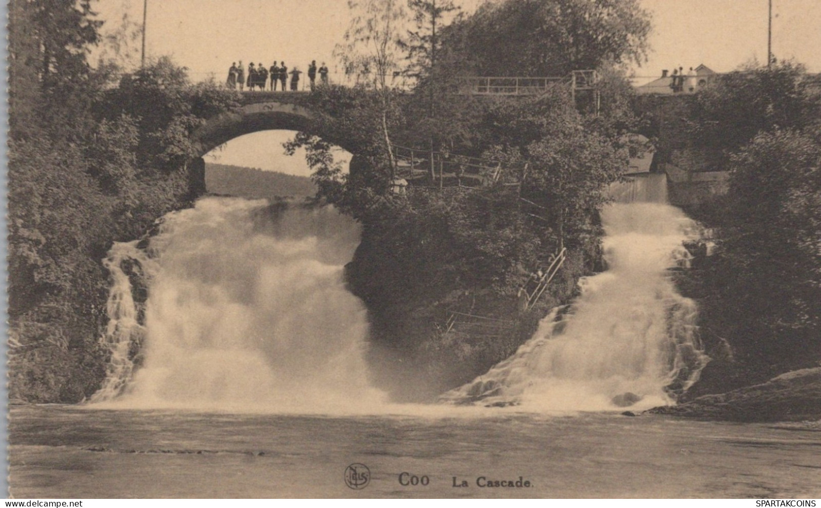 BÉLGICA CASCADA DE COO Provincia De Lieja Postal CPA Unposted #PAD046.ES - Stavelot