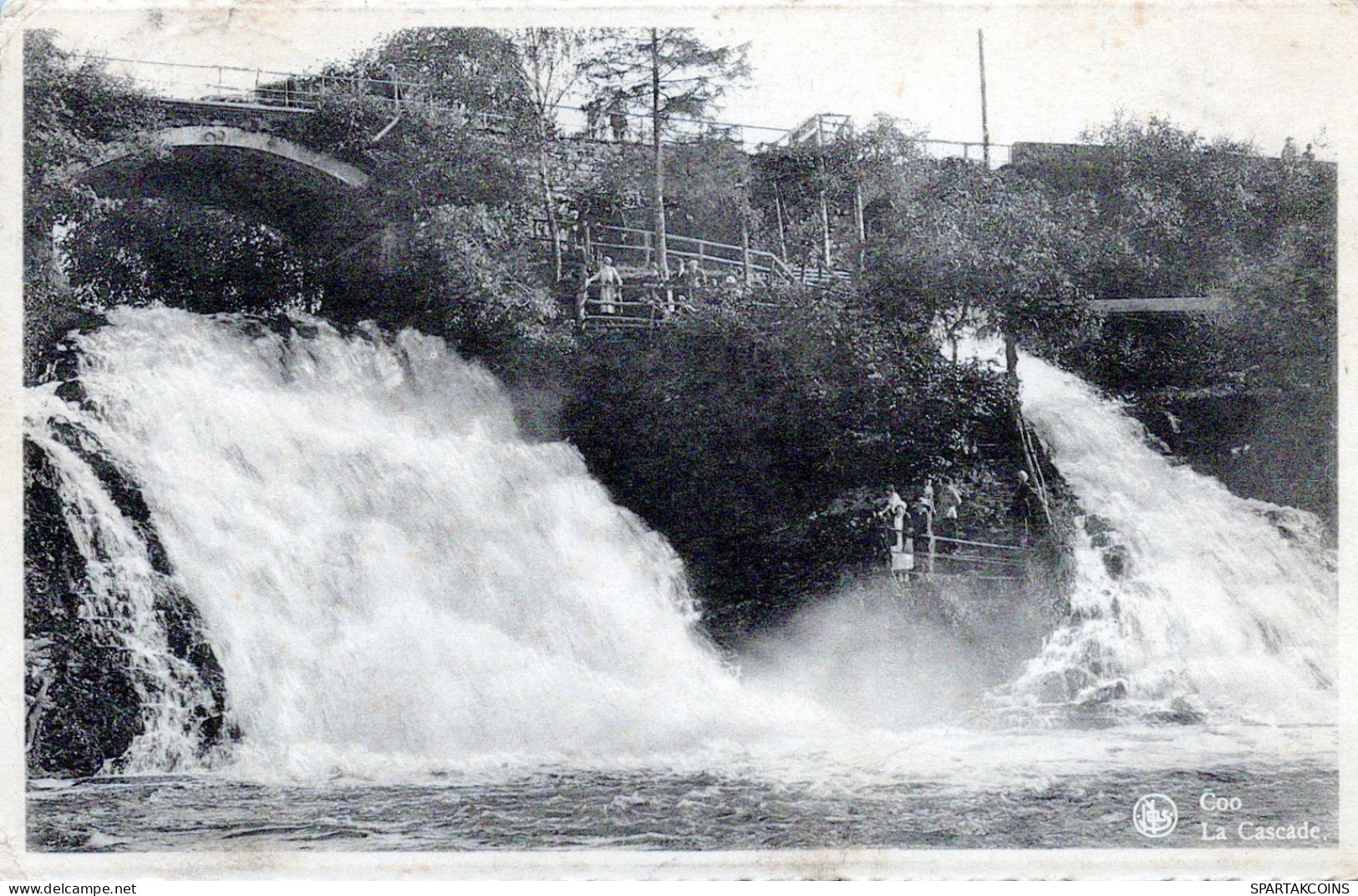 BÉLGICA CASCADA DE COO Provincia De Lieja Postal CPA #PAD178.ES - Stavelot