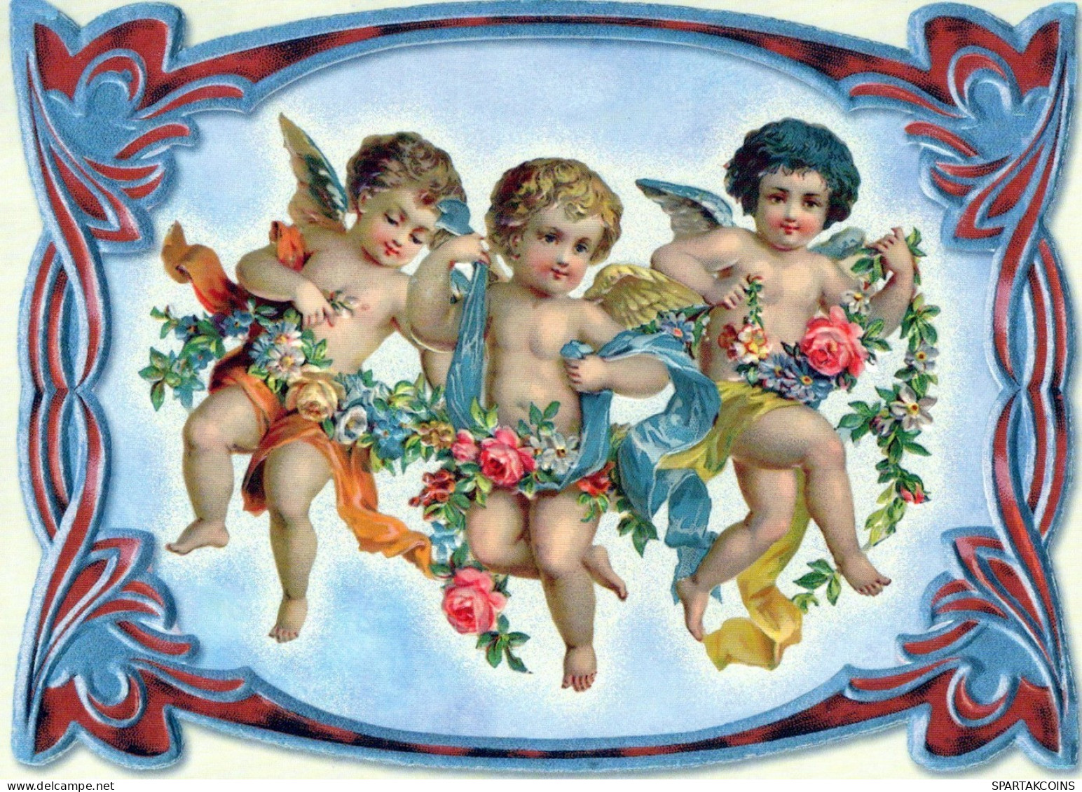 ÁNGEL NAVIDAD Vintage Tarjeta Postal CPSM #PAJ041.ES - Angels