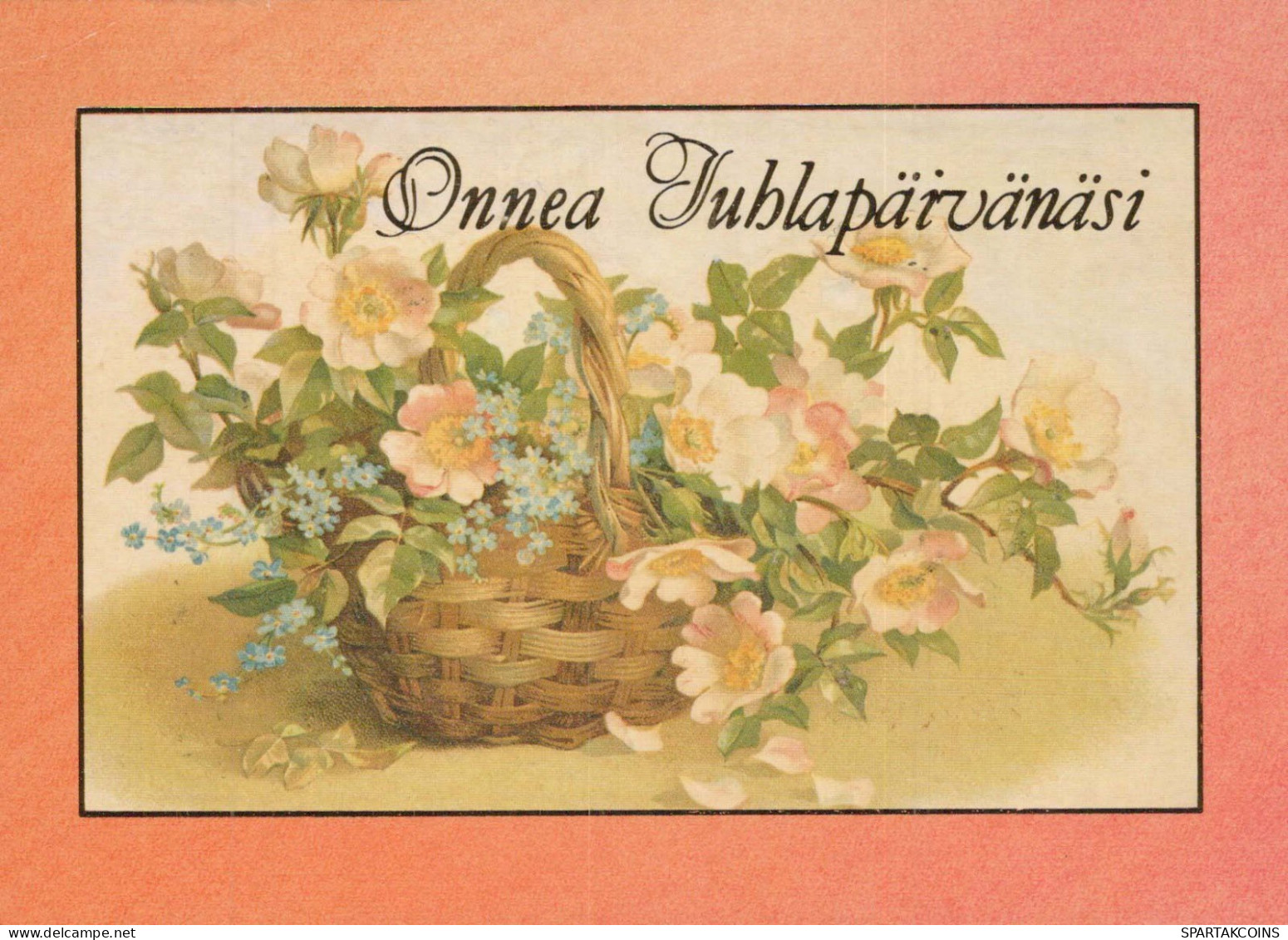 FLEURS Vintage Carte Postale CPSM #PBZ836.FR - Fiori