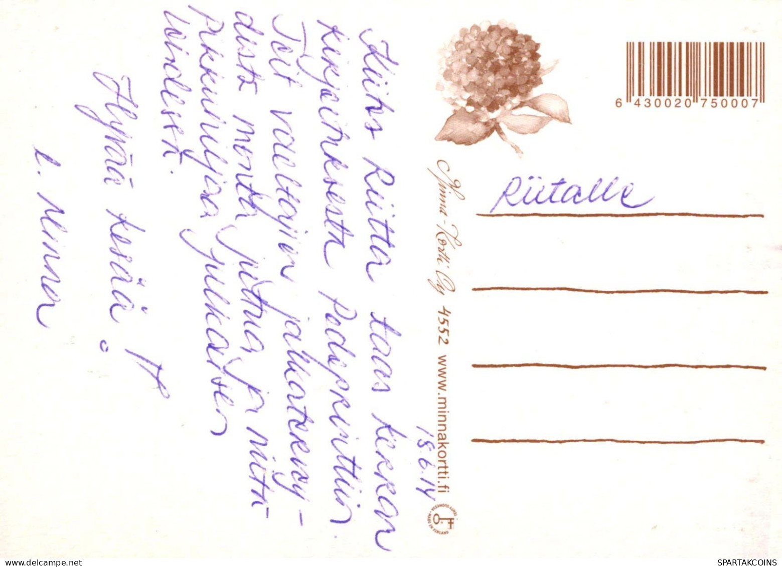 FLEURS Vintage Carte Postale CPSM #PBZ232.FR - Fleurs