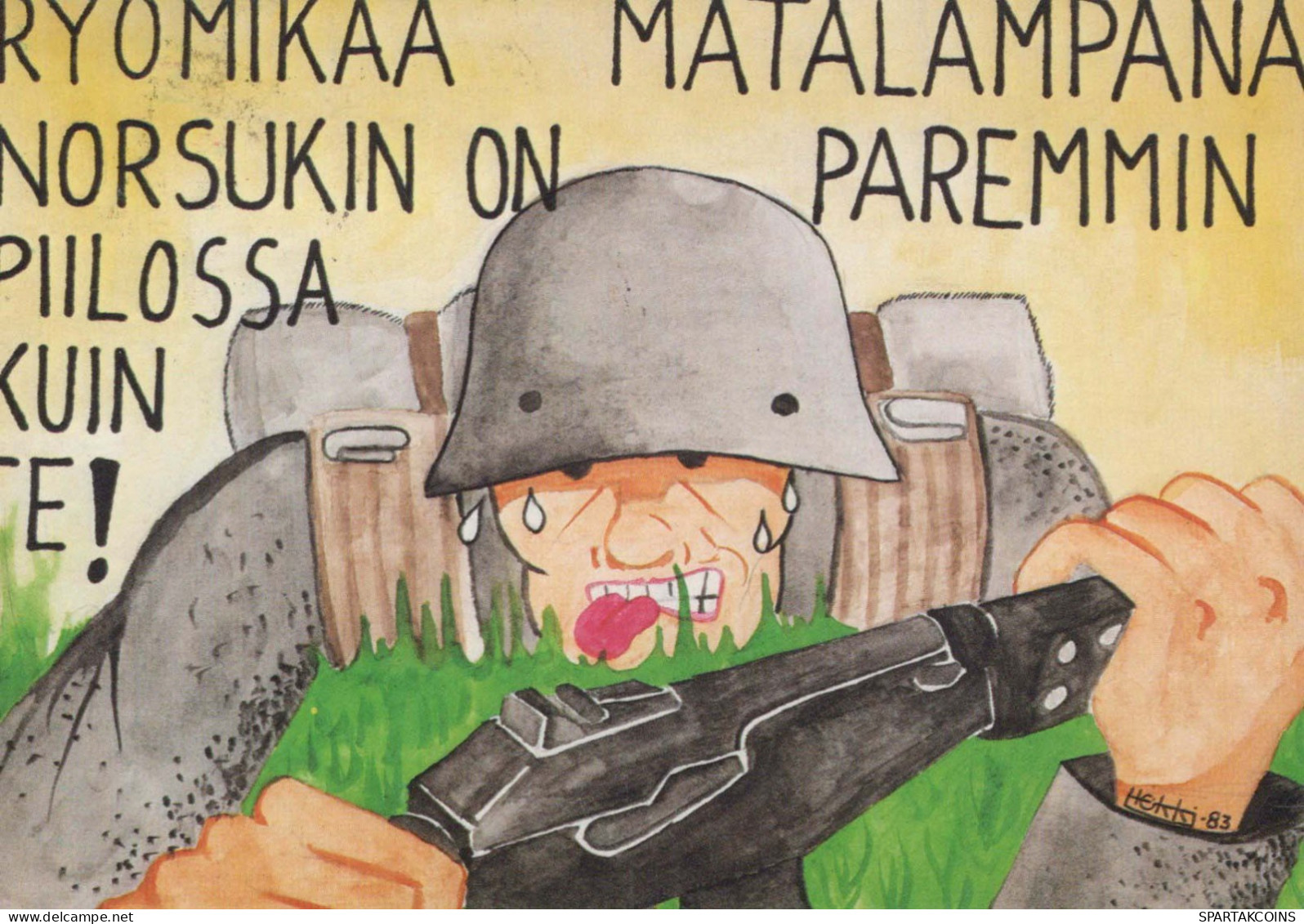 SOLDATS HUMOUR Militaria Vintage Carte Postale CPSM #PBV924.FR - Humoristiques