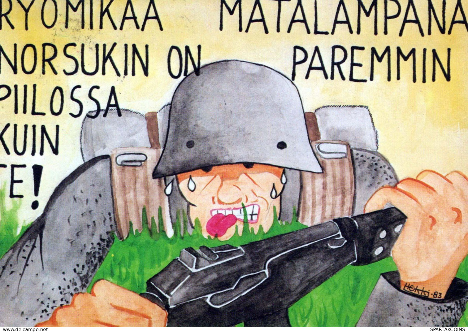 SOLDATS HUMOUR Militaria Vintage Carte Postale CPSM #PBV924.FR - Humor