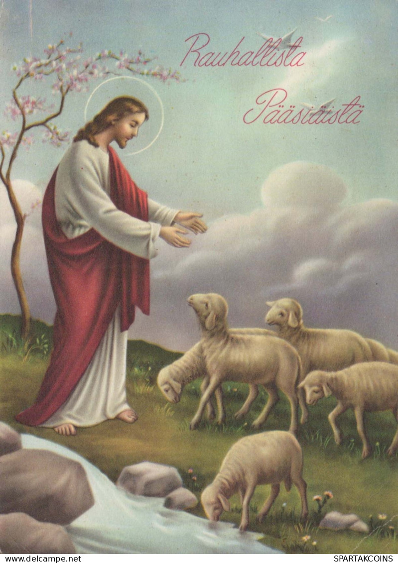 JÉSUS-CHRIST Religion Vintage Carte Postale CPSM #PBQ028.FR - Jesus