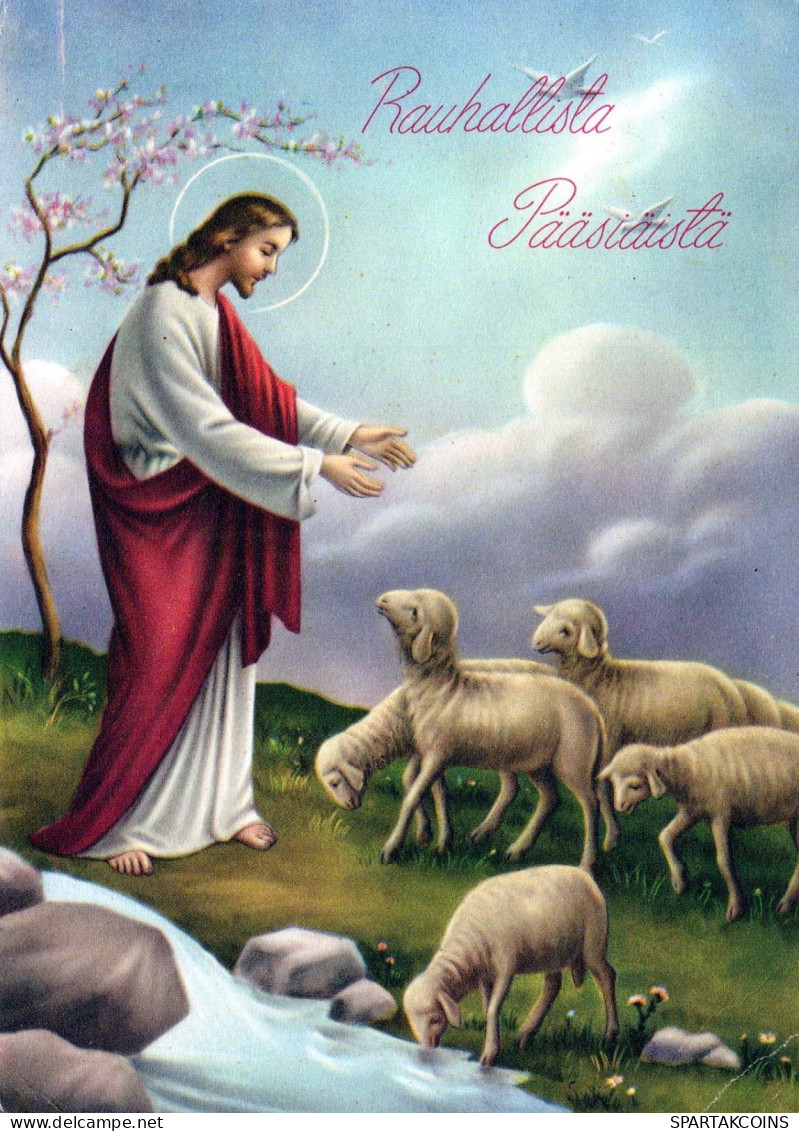 JÉSUS-CHRIST Religion Vintage Carte Postale CPSM #PBQ028.FR - Jezus