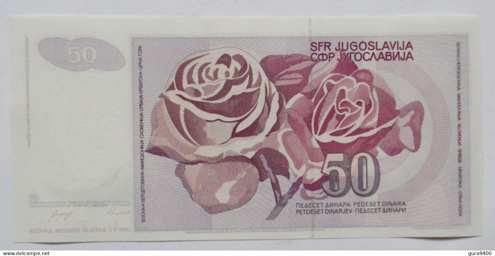 Joegoslavie 50 Dinara 1990 - Yougoslavie