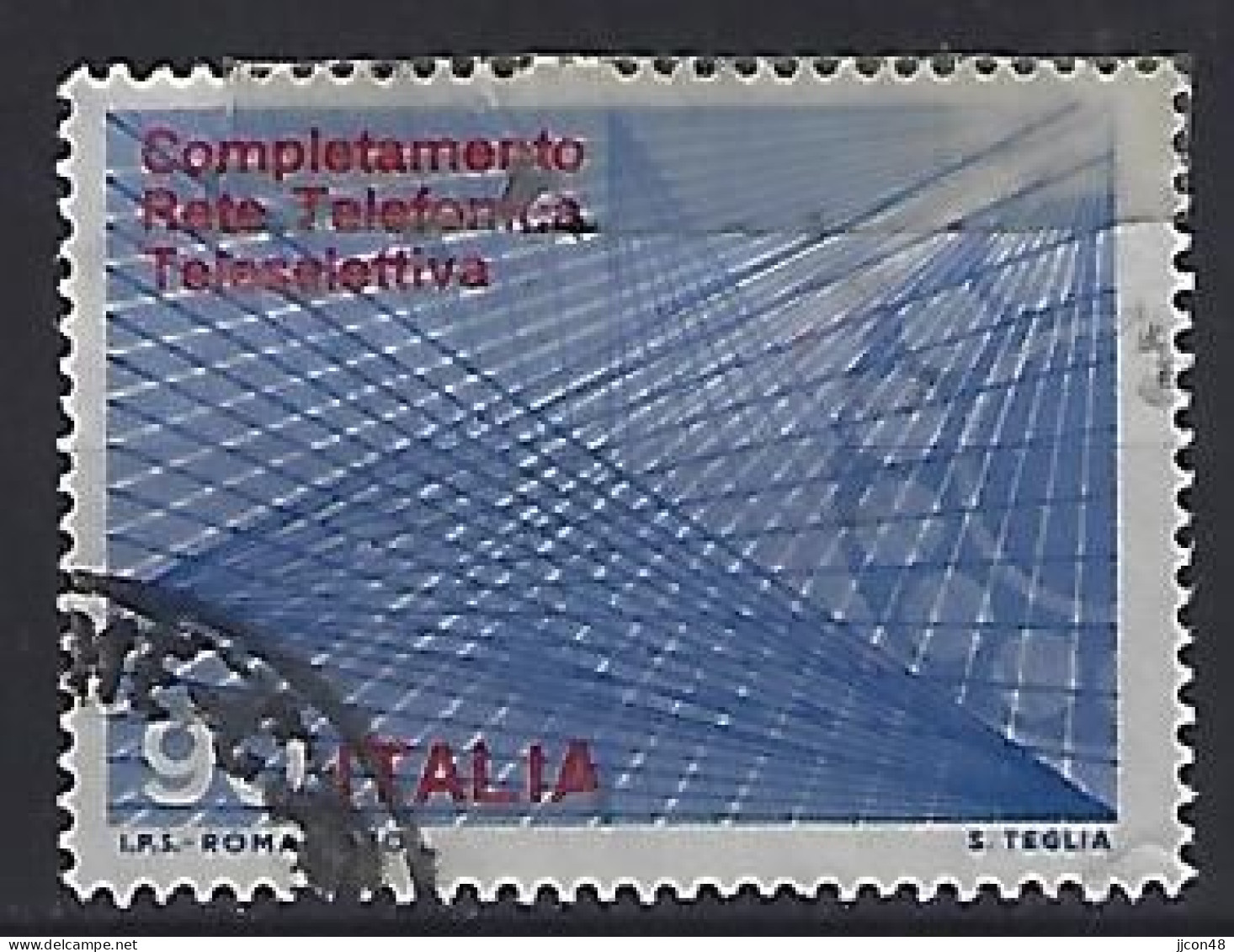 Italy 1970  Fertigsstellung Des Fernwahlsystems  (o) Mi.1324 - 1961-70: Used