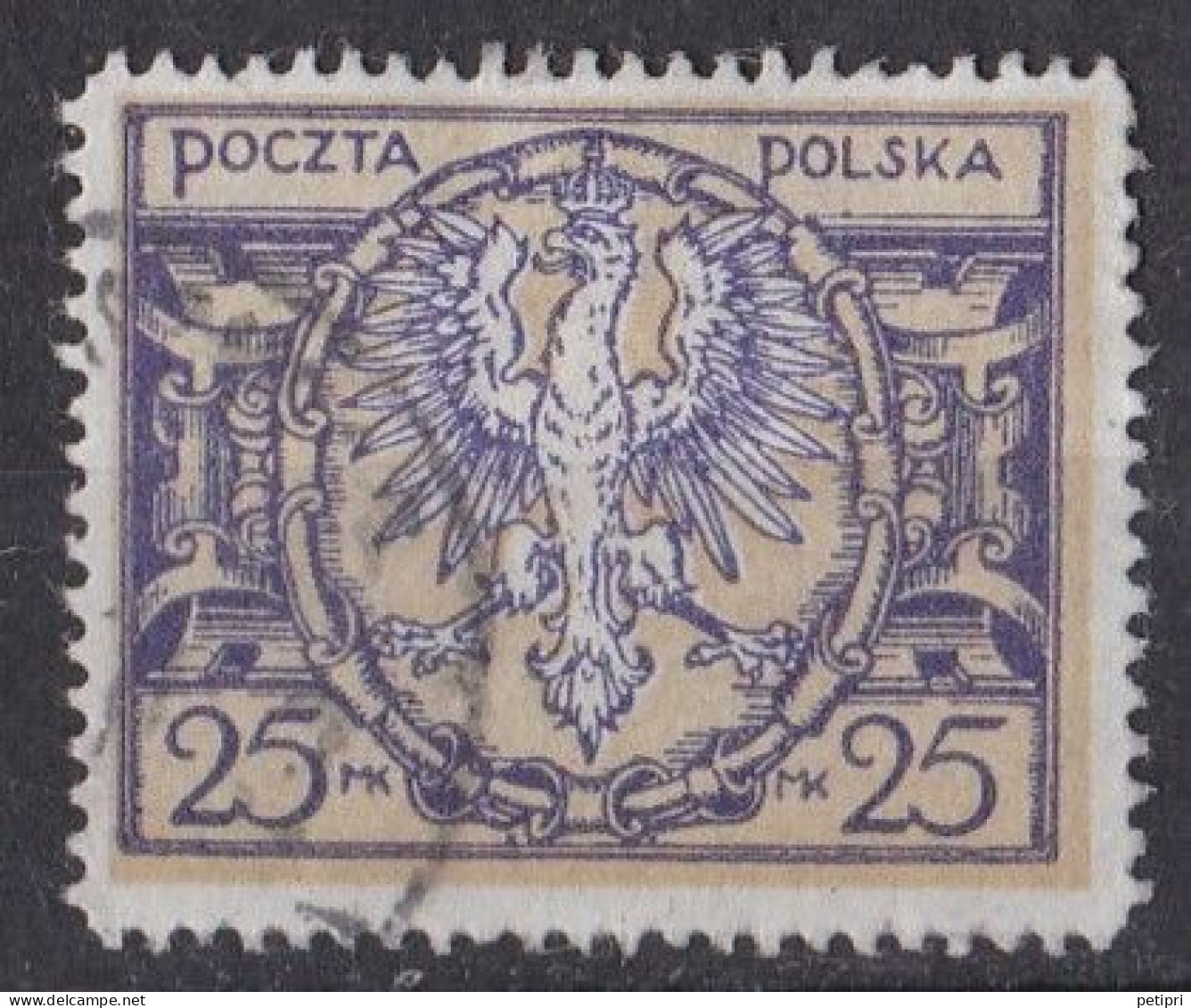 Pologne - République 1919  -  1939   Y & T N °  227  Oblitéré - Gebraucht