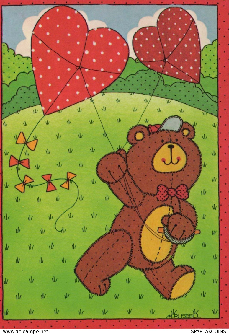 BEAR Animals Vintage Postcard CPSM #PBS376.GB - Bären