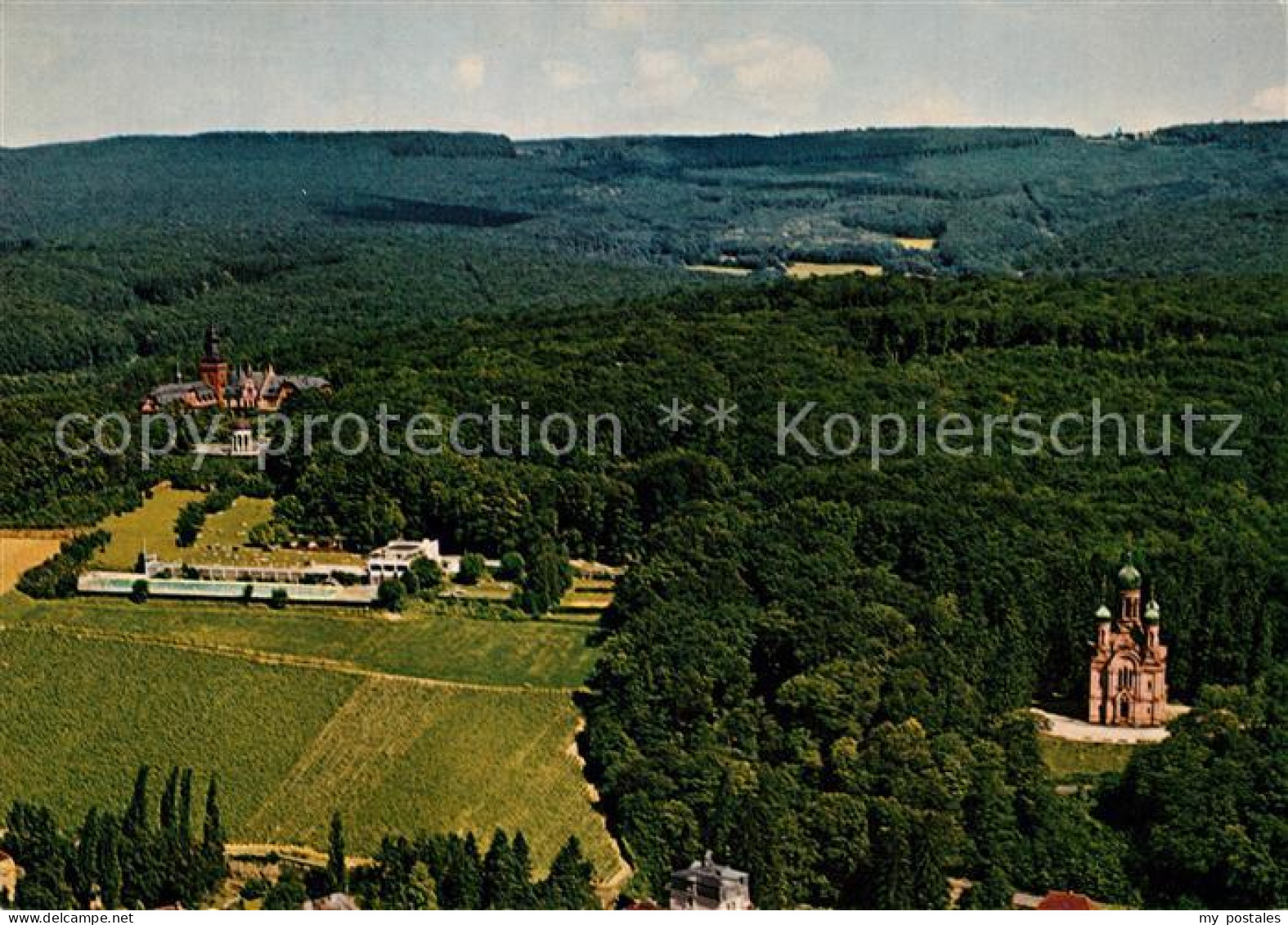 73268469 Wiesbaden Neroberg Opelbad Griechische Kapelle Berggasthaus Jagdschloss - Wiesbaden