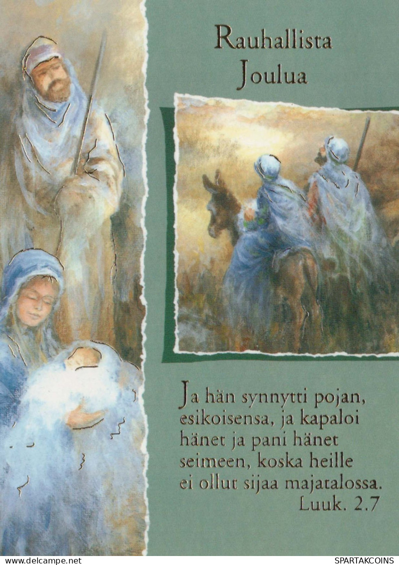SAINTS Baby JESUS Christianity Religion Vintage Postcard CPSM #PBP832.GB - Andere & Zonder Classificatie