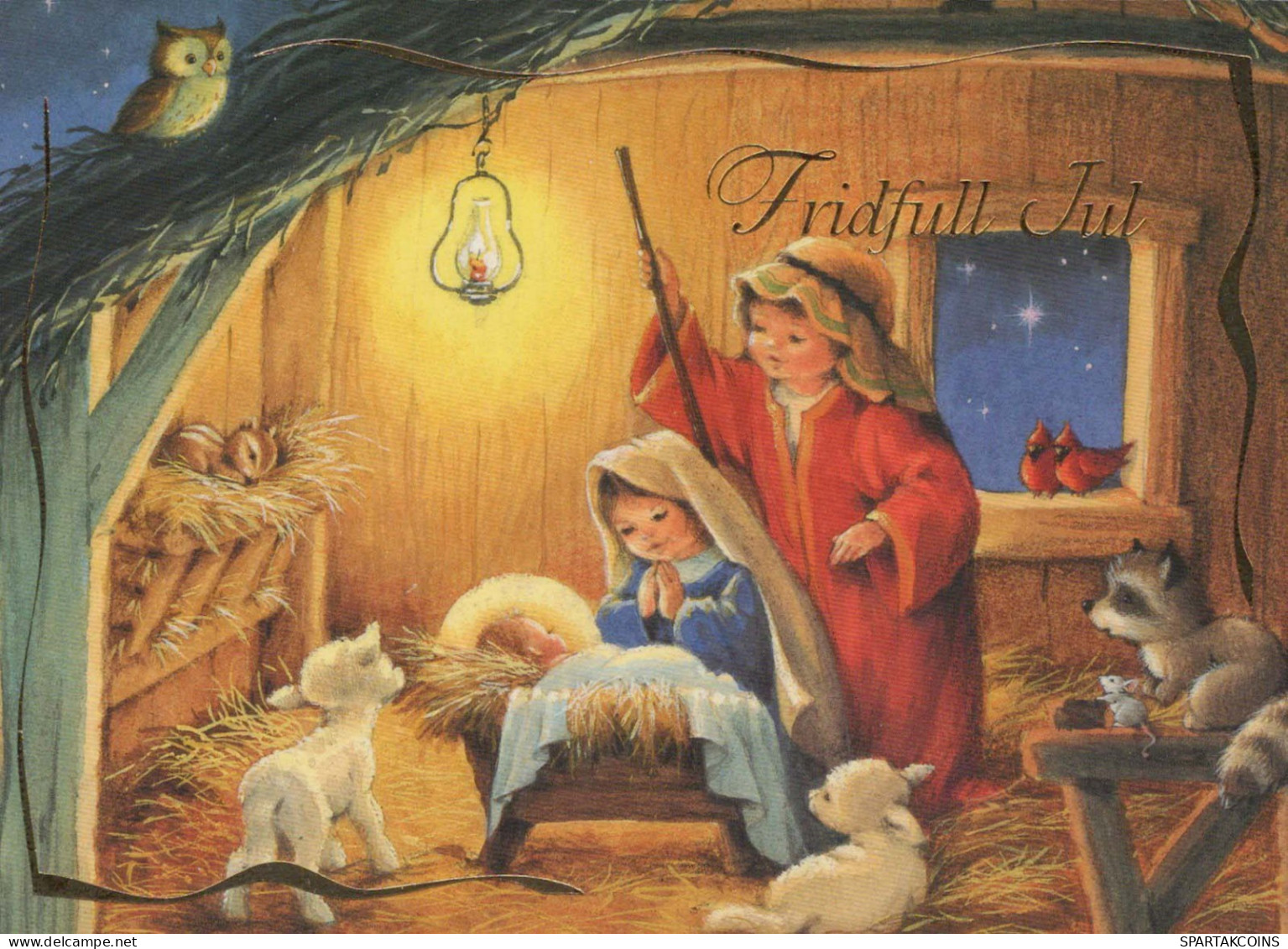 JESUS CHRIST Baby JESUS Christmas Religion Vintage Postcard CPSM #PBP705.GB - Jésus