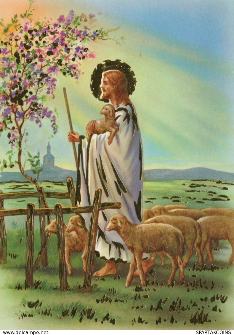 JESUS CHRIST Christianity Religion Vintage Postcard CPSM #PBP767.GB - Jésus