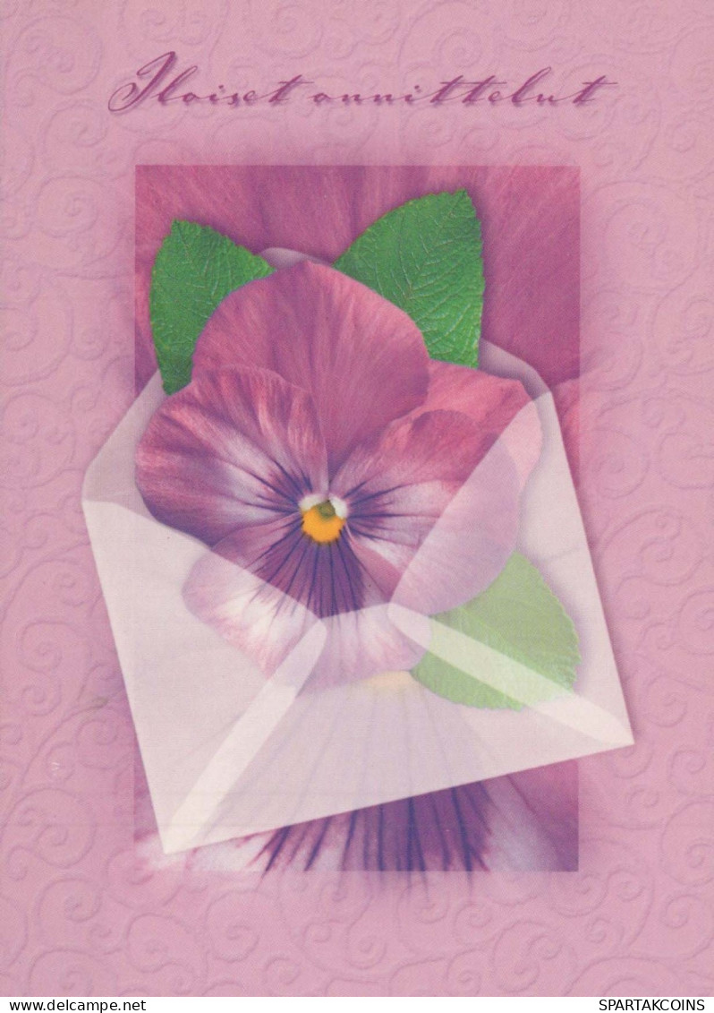 FIORI Vintage Cartolina CPSM #PBZ776.IT - Flores