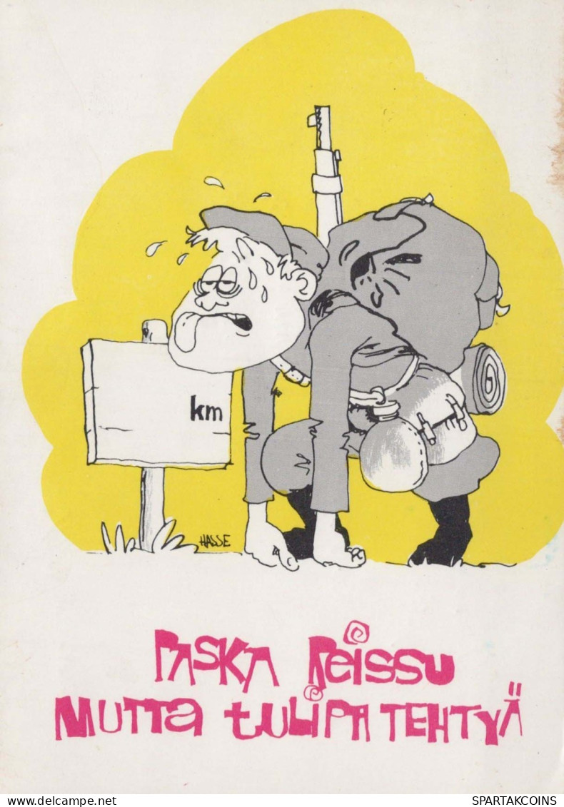 SOLDATI UMORISMO Militaria Vintage Cartolina CPSM #PBV804.IT - Humor