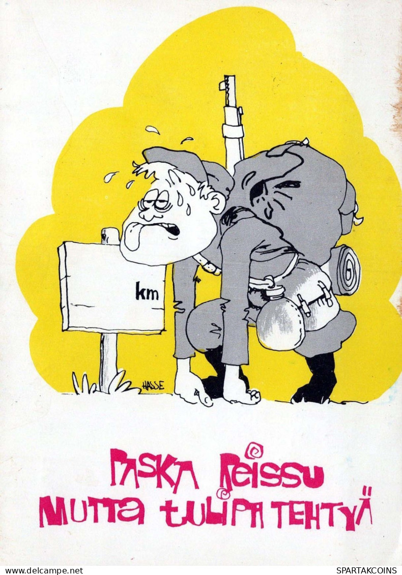 SOLDATI UMORISMO Militaria Vintage Cartolina CPSM #PBV804.IT - Humoristiques