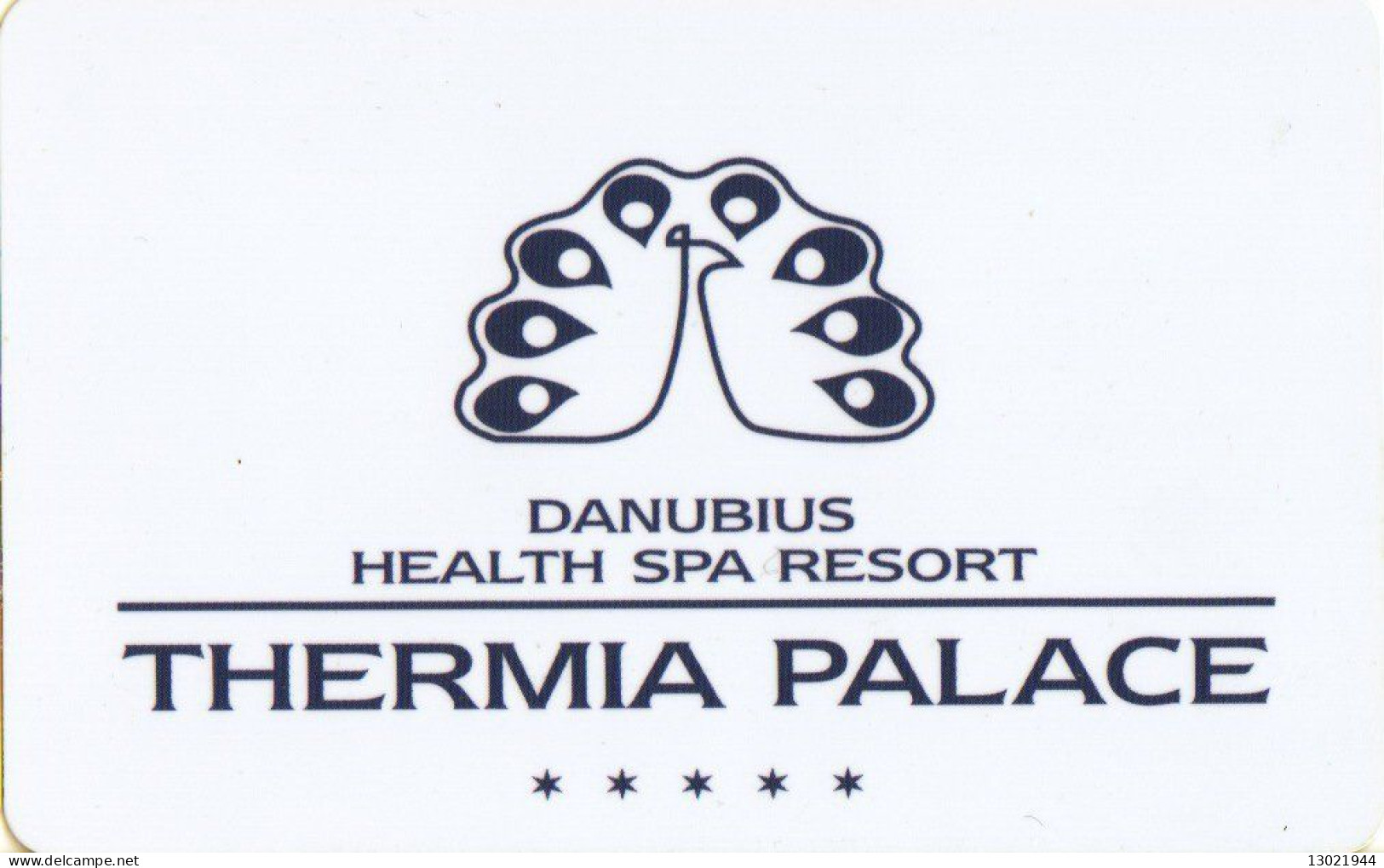 SLOVACCHIA  KEY HOTEL  Danubius Health Spa Resort Thermia Palace ***** -     Piestany - Hotelsleutels (kaarten)