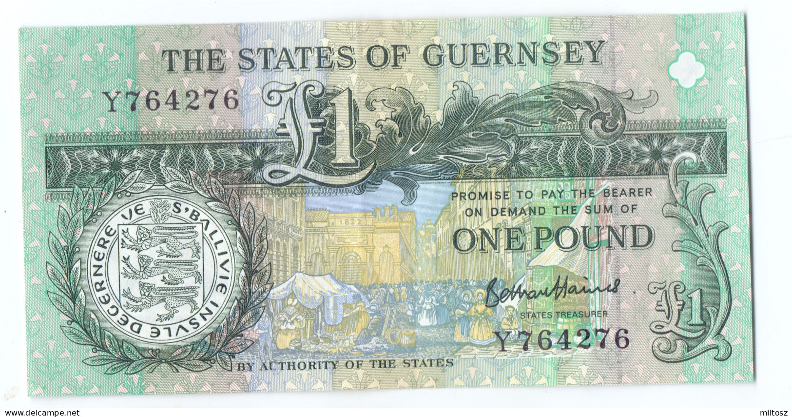 Guernsey 1 Pound 1991 - Guernesey