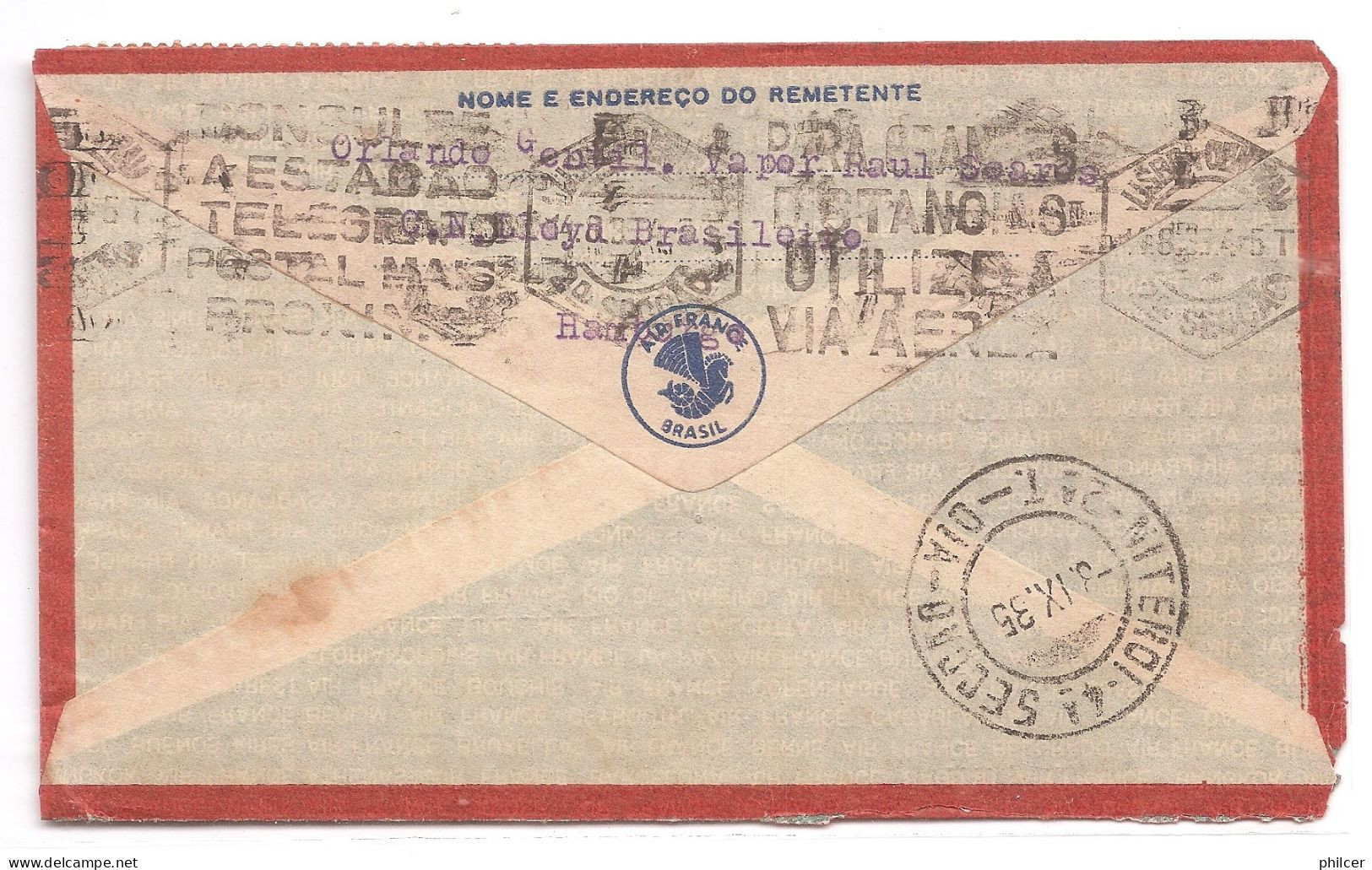 Portugal, 1935,  # 569, Lisboa-Nitctheroy - Briefe U. Dokumente