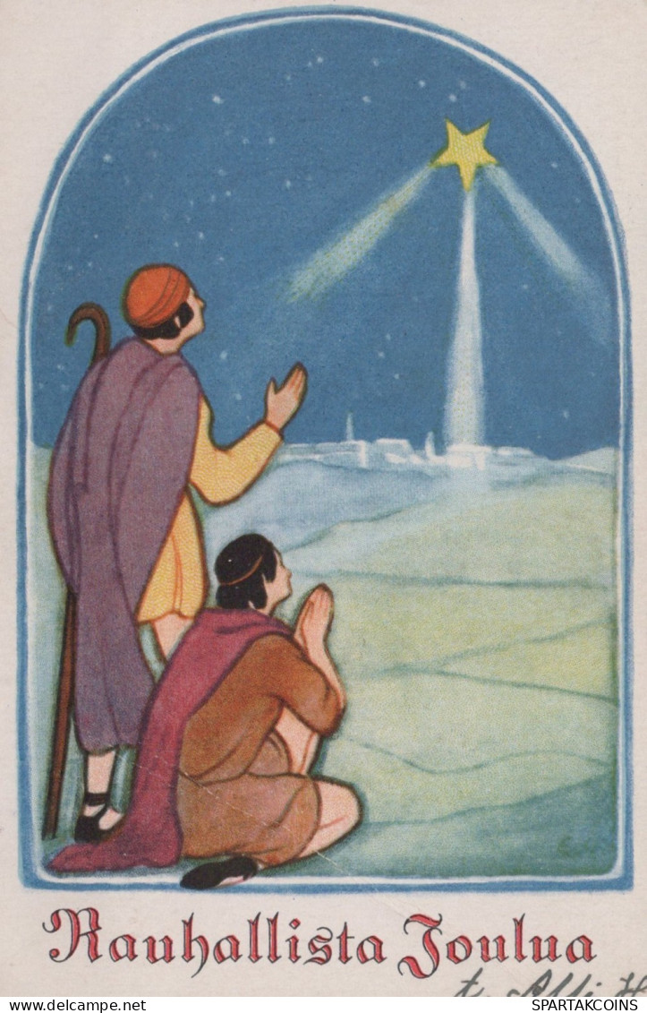 ANGELO Buon Anno Natale Vintage Cartolina CPA #PAG654.IT - Angels