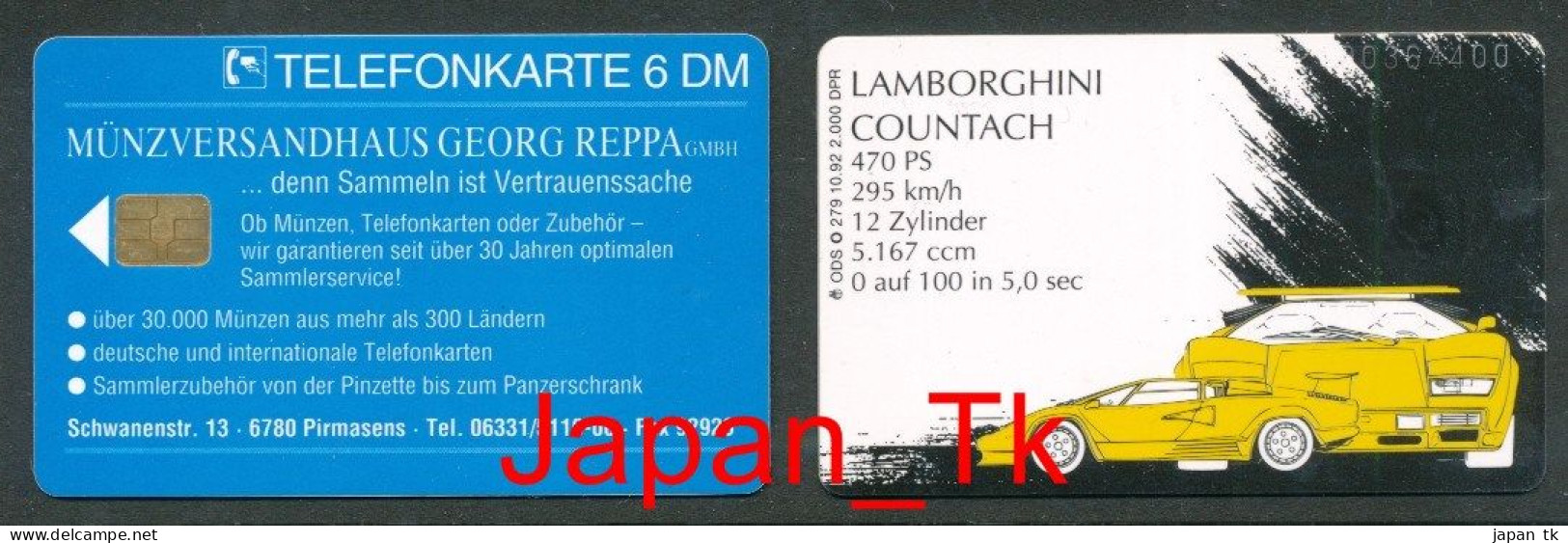 GERMANY O 279 92 Lamborghini Countach  - Aufl  2000 - Siehe Scan - O-Reeksen : Klantenreeksen