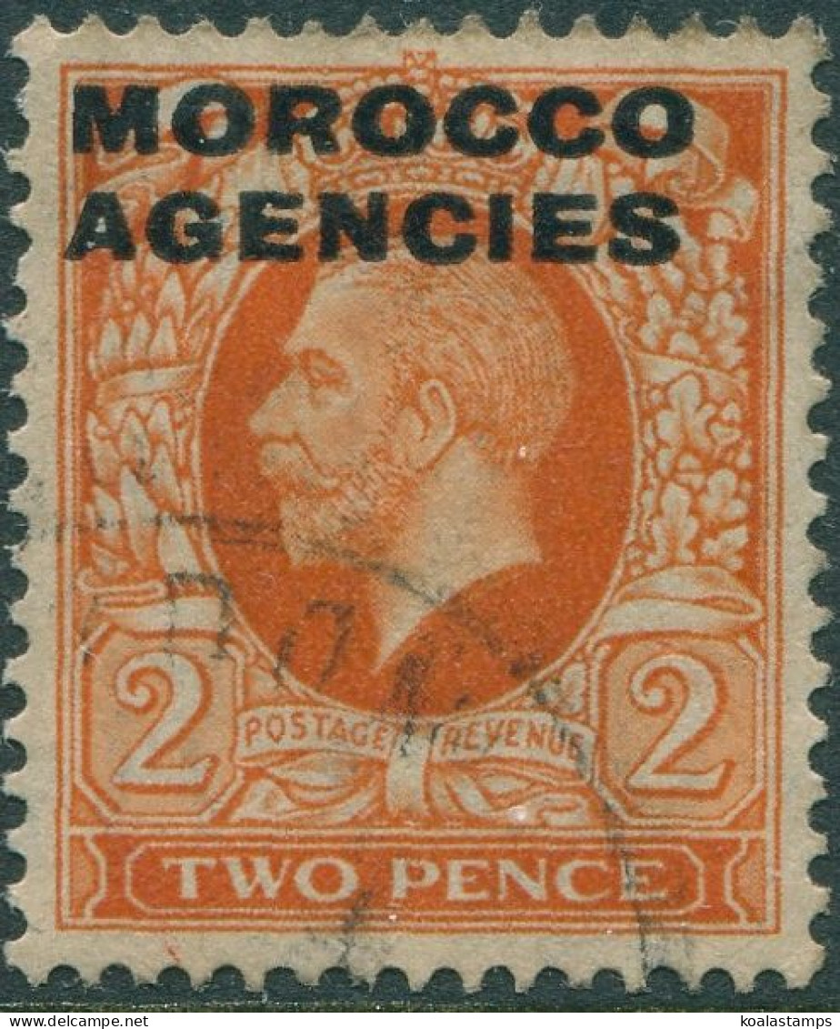 Morocco Agencies 1935 SG68 2d Orange KGV FU - Morocco Agencies / Tangier (...-1958)