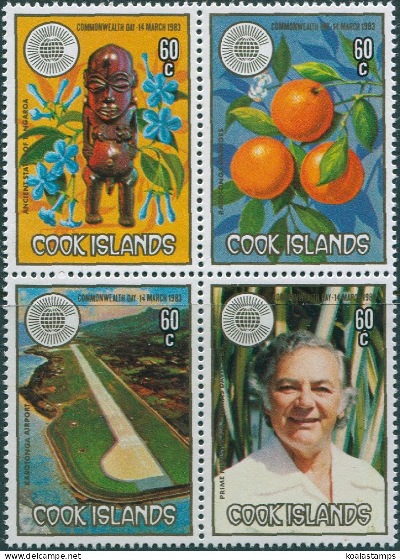 Cook Islands 1983 SG862-865 Commonwealth Day Set MNH - Cookinseln