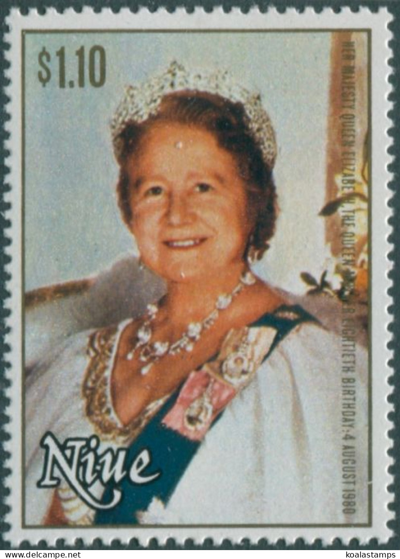 Niue 1980 SG364 $1.10 Queen Mother MNH - Niue