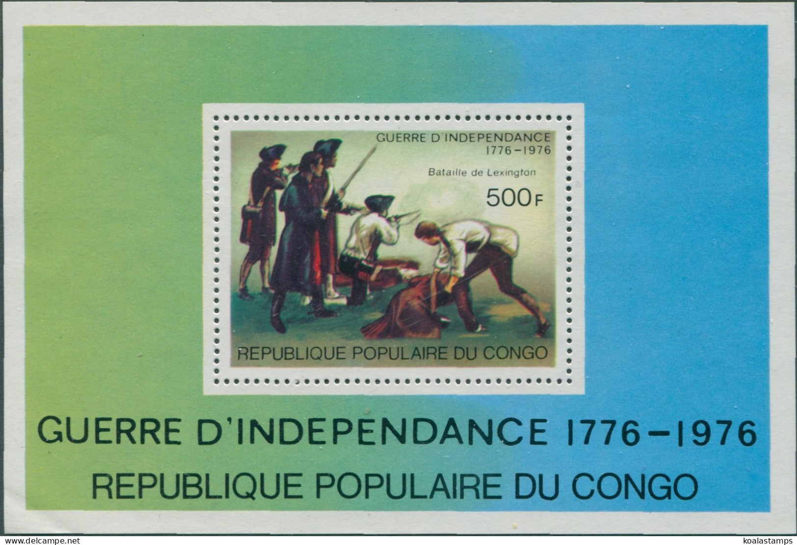 Congo 1970 SG551 American Revolution MS MNH - Other