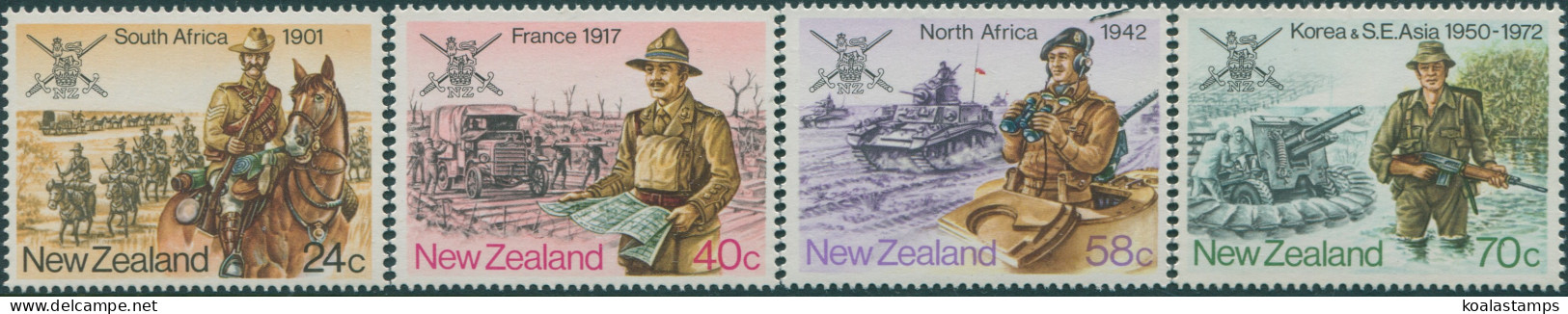 New Zealand 1984 SG1352-1355 Military History Set MNH - Andere & Zonder Classificatie