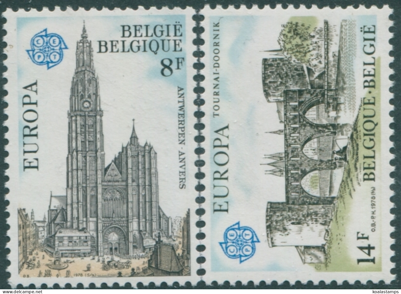 Belgium 1978 SG2527-2528 Europa Set MNH - Otros & Sin Clasificación