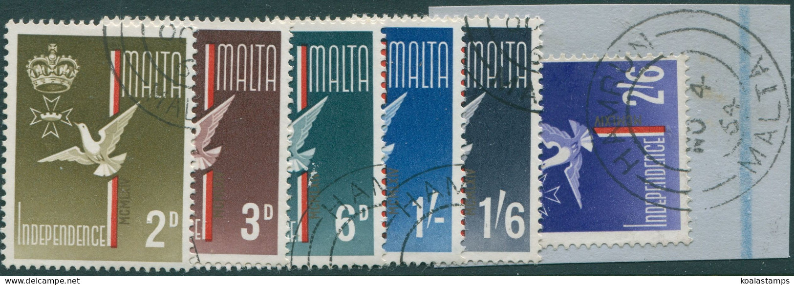 Malta 1964 SG321-326 Independence Doves Set FU - Malta