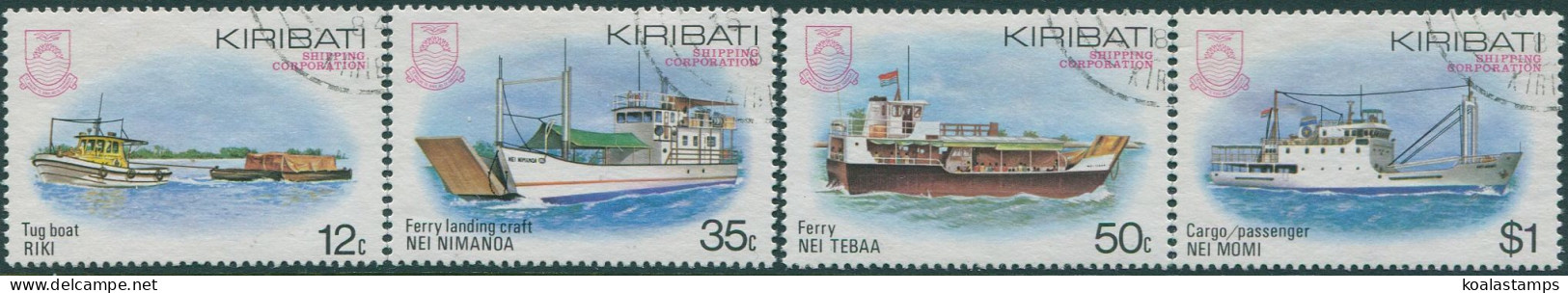 Kiribati 1984 SG219-222 Shipping Set FU - Kiribati (1979-...)