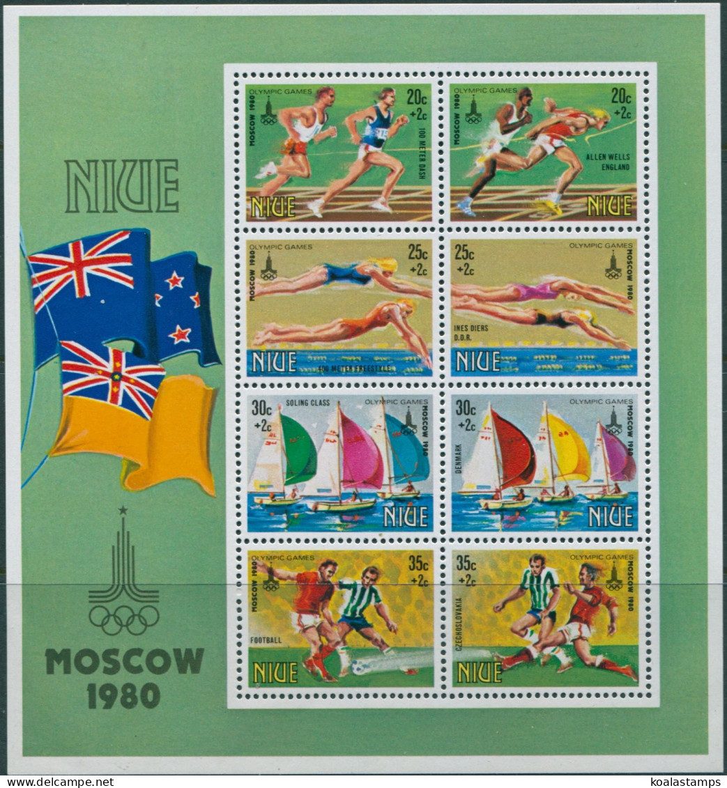 Niue 1980 SG374 Olympic Games MS MNH - Niue