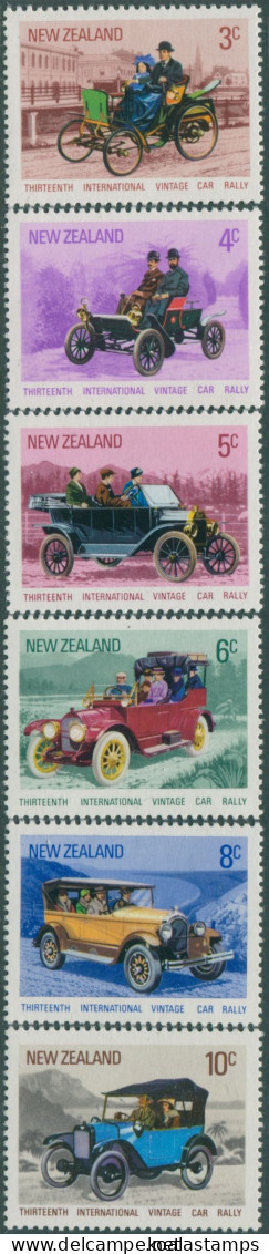 New Zealand 1972 SG972-977 Vintage Car Rally Set MNH - Andere & Zonder Classificatie