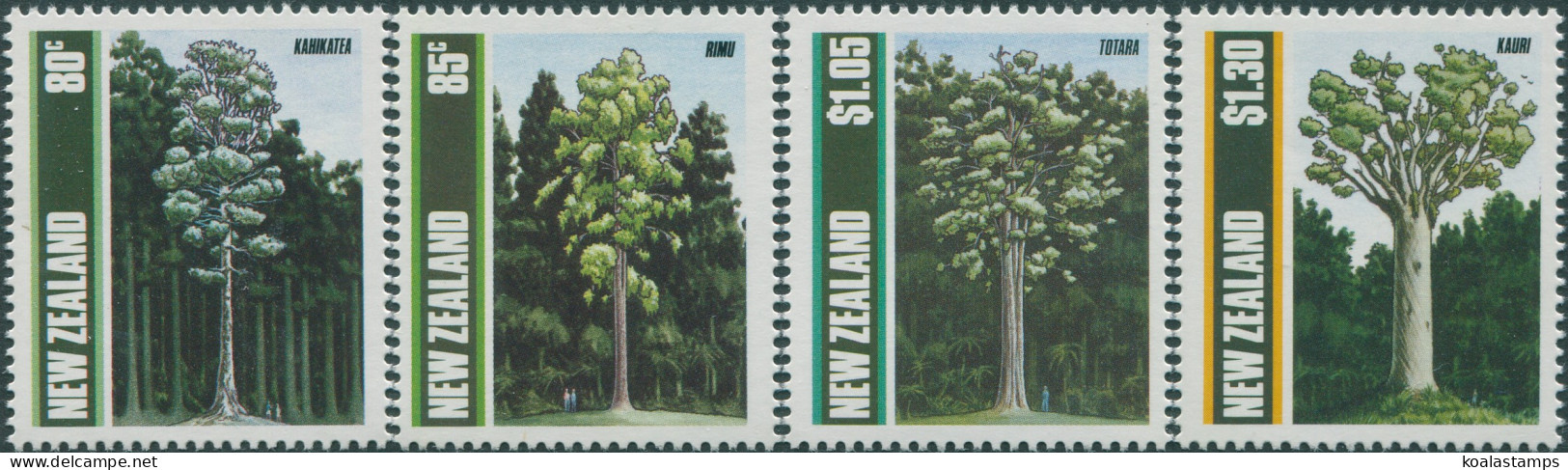 New Zealand 1989 SG1511-1514 Trees Set MNH - Other & Unclassified