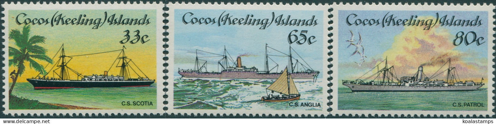 Cocos Islands 1985 SG129-131 Malay Culture Set MNH - Kokosinseln (Keeling Islands)