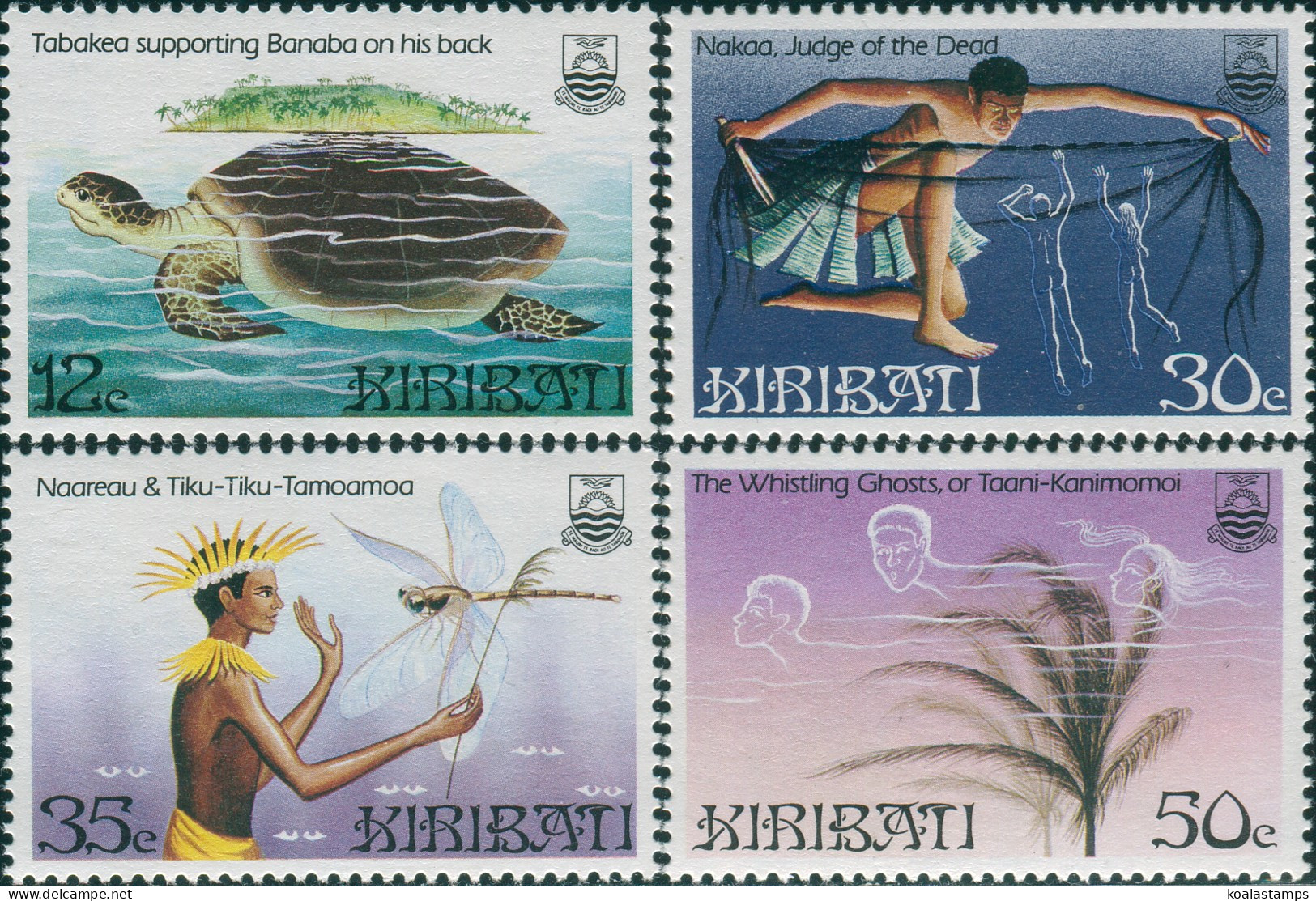 Kiribati 1984 SG228-231 Legends Set MNH - Kiribati (1979-...)