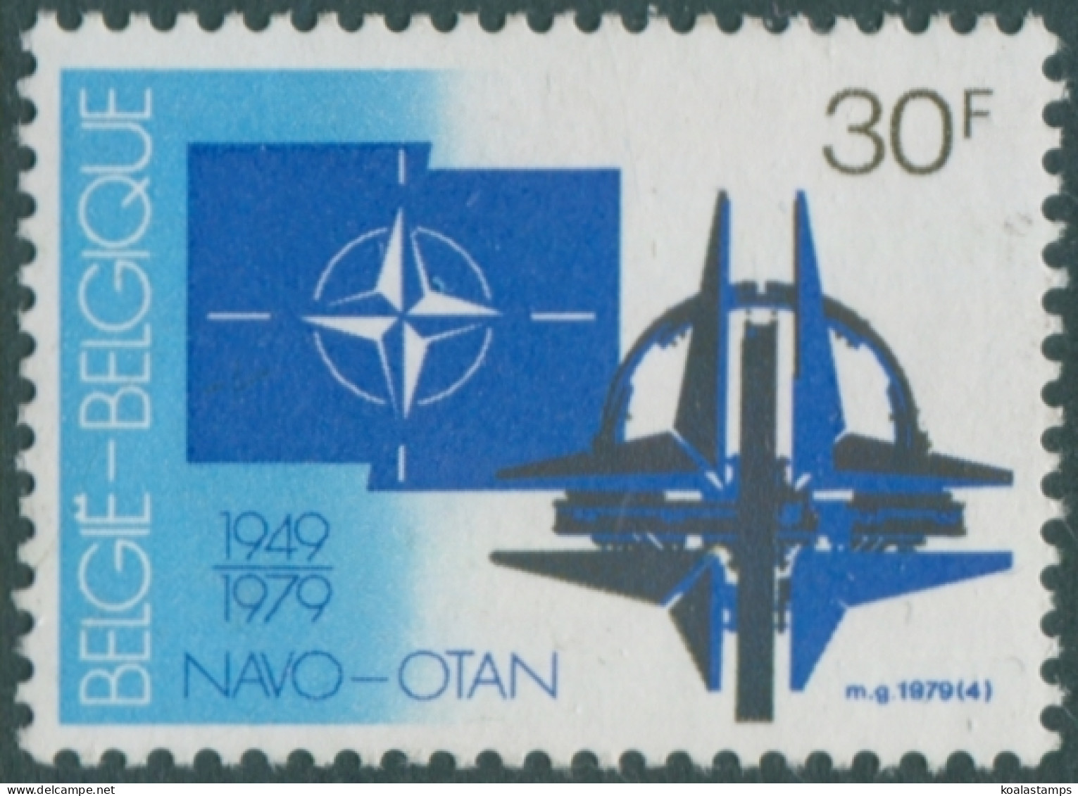 Belgium 1979 SG2554 30f NATO MNH - Otros & Sin Clasificación