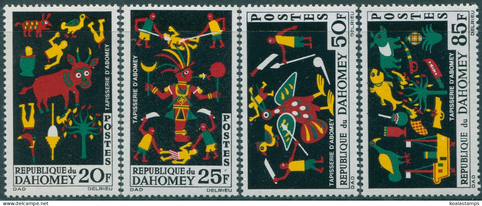 Dahomey 1965 SG219-222 Abomey Rug-weaving Set MLH - Benin - Dahomey (1960-...)
