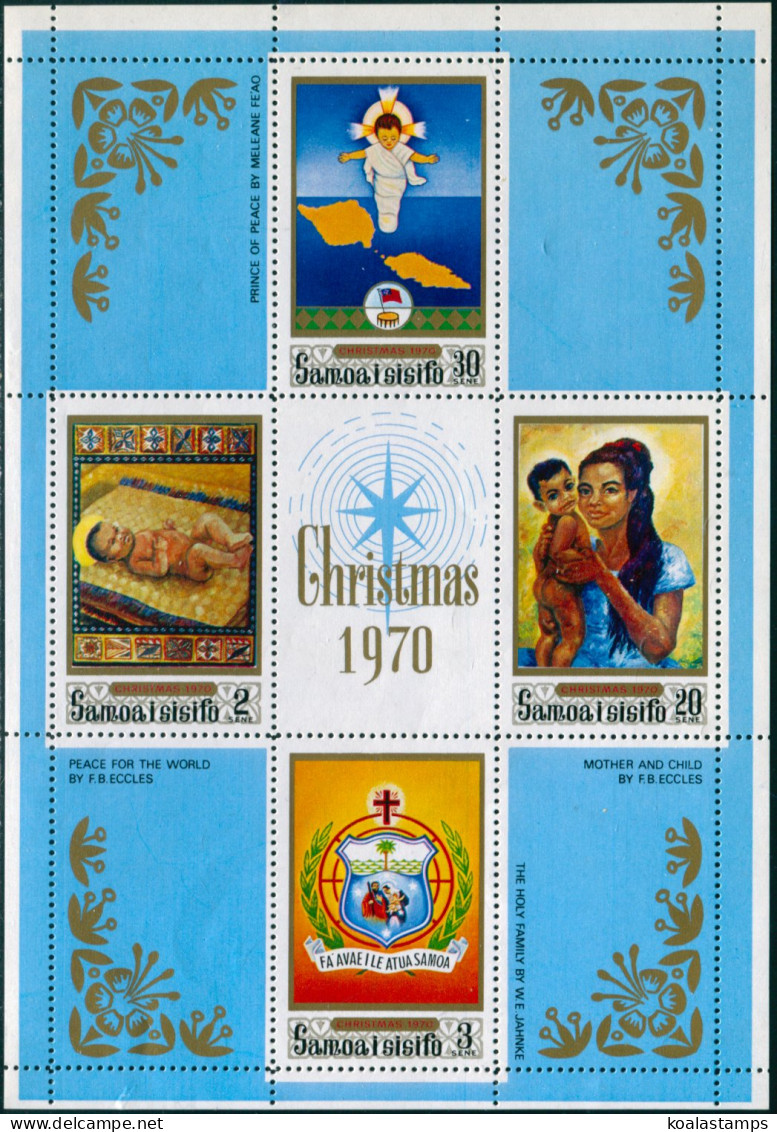 Samoa 1970 SG357 Christmas MS MNH - Samoa