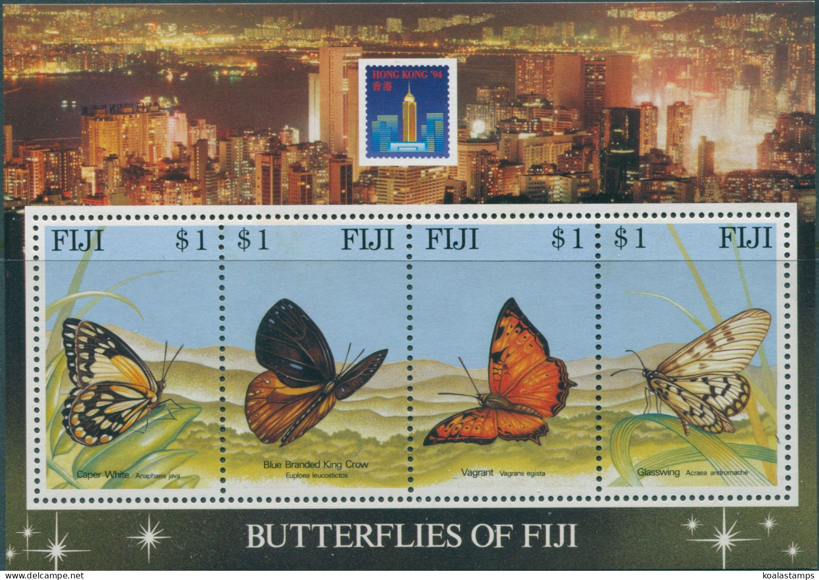 Fiji 1994 SG888 Royal Air Force Hong Kong Exhibition MS MNH - Fidji (1970-...)