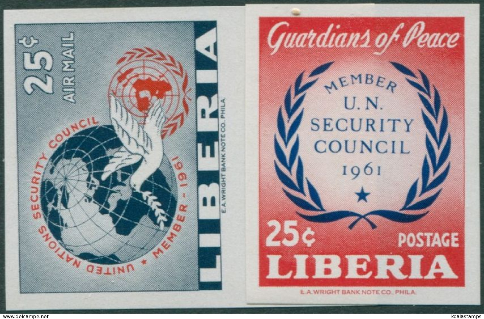 Liberia 1961 SG844 UN Security Council MS Imperf MNH - Liberia