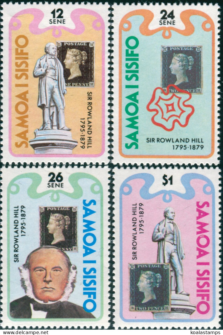 Samoa 1979 SG551-554 Sir Rowland Hill Set MNH - Samoa